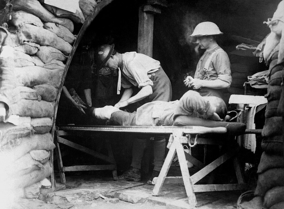 First World War medical treatment