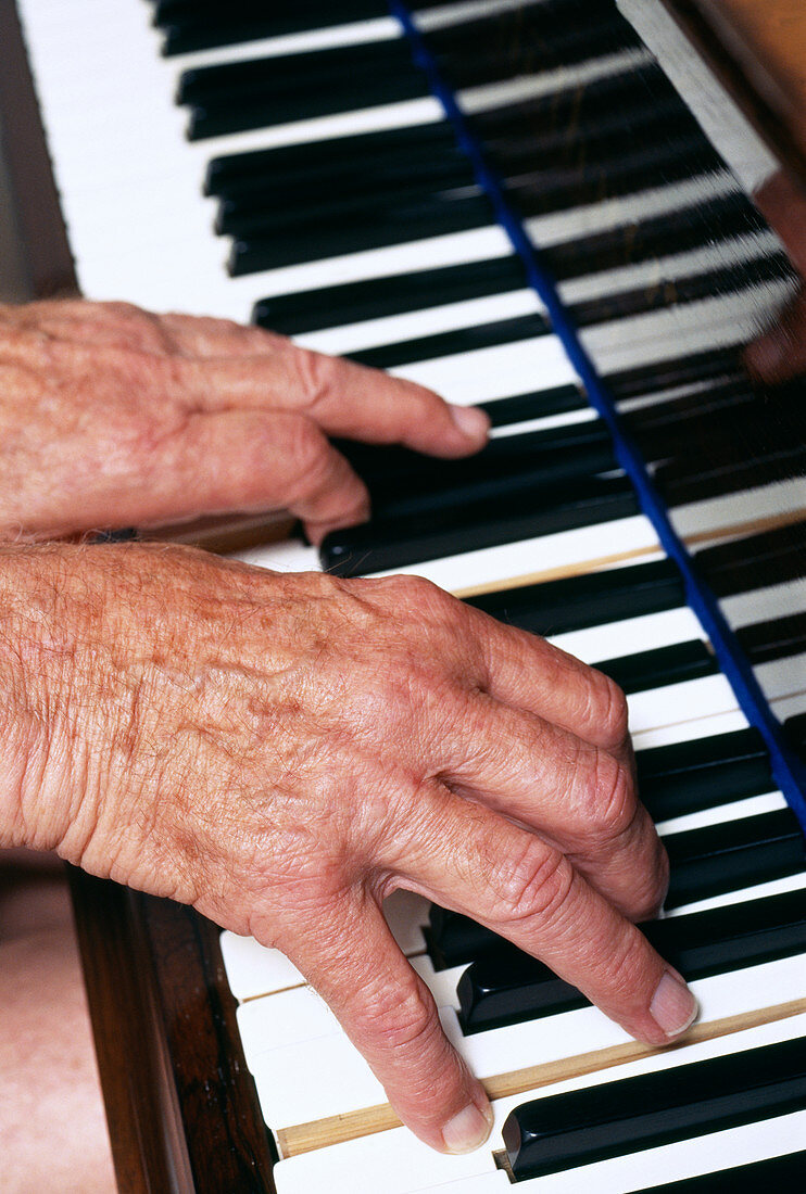 Piano playing