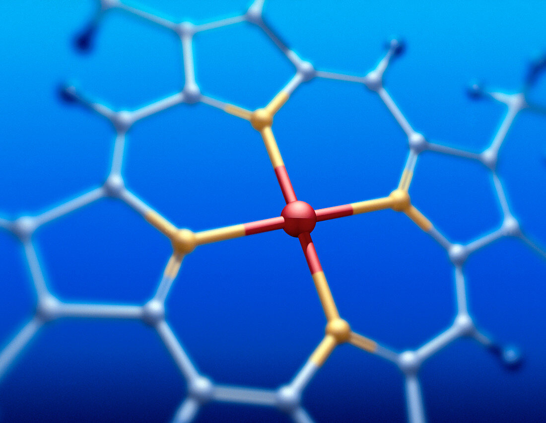 Haem group molecule