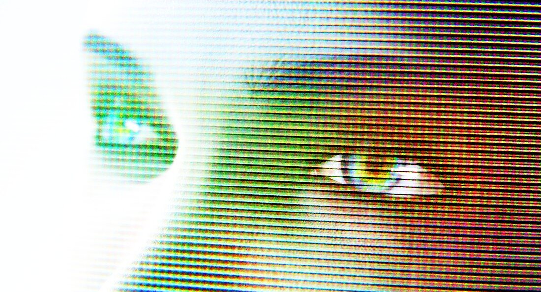 Woman's eyes,computer artwork