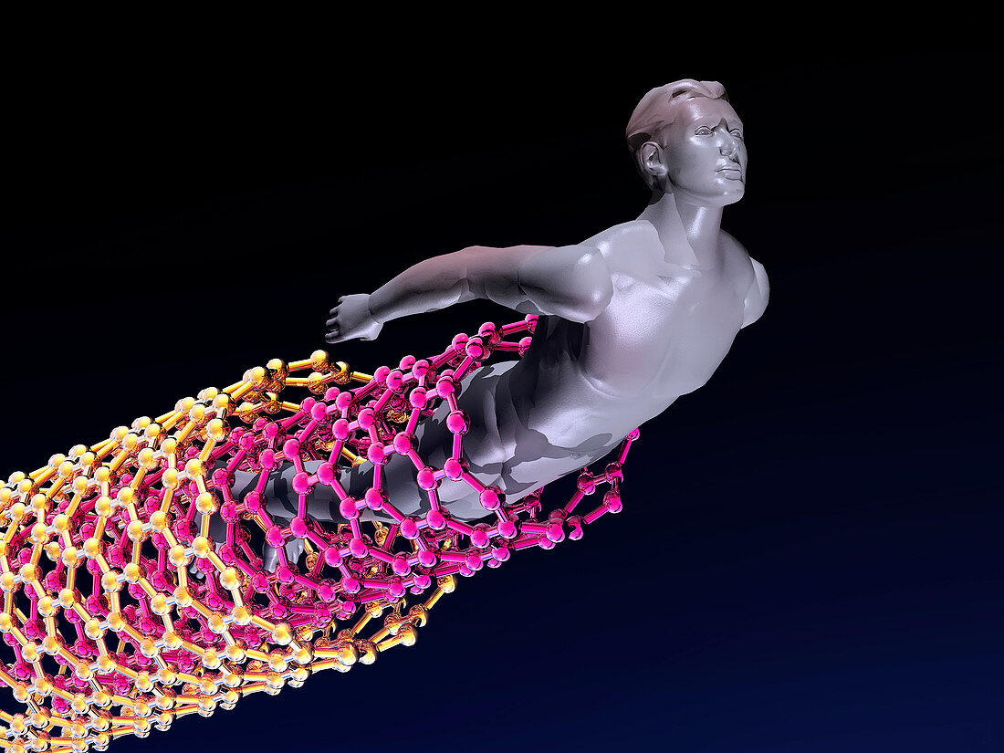 Nanotube technology,conceptual artwork