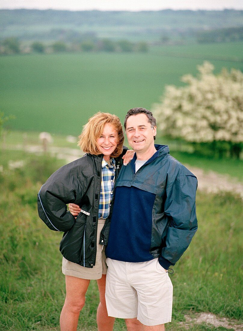 Couple outdoors