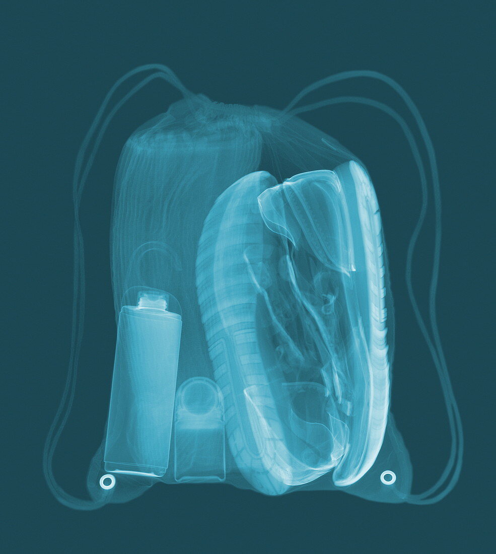 Sports bag,X-ray