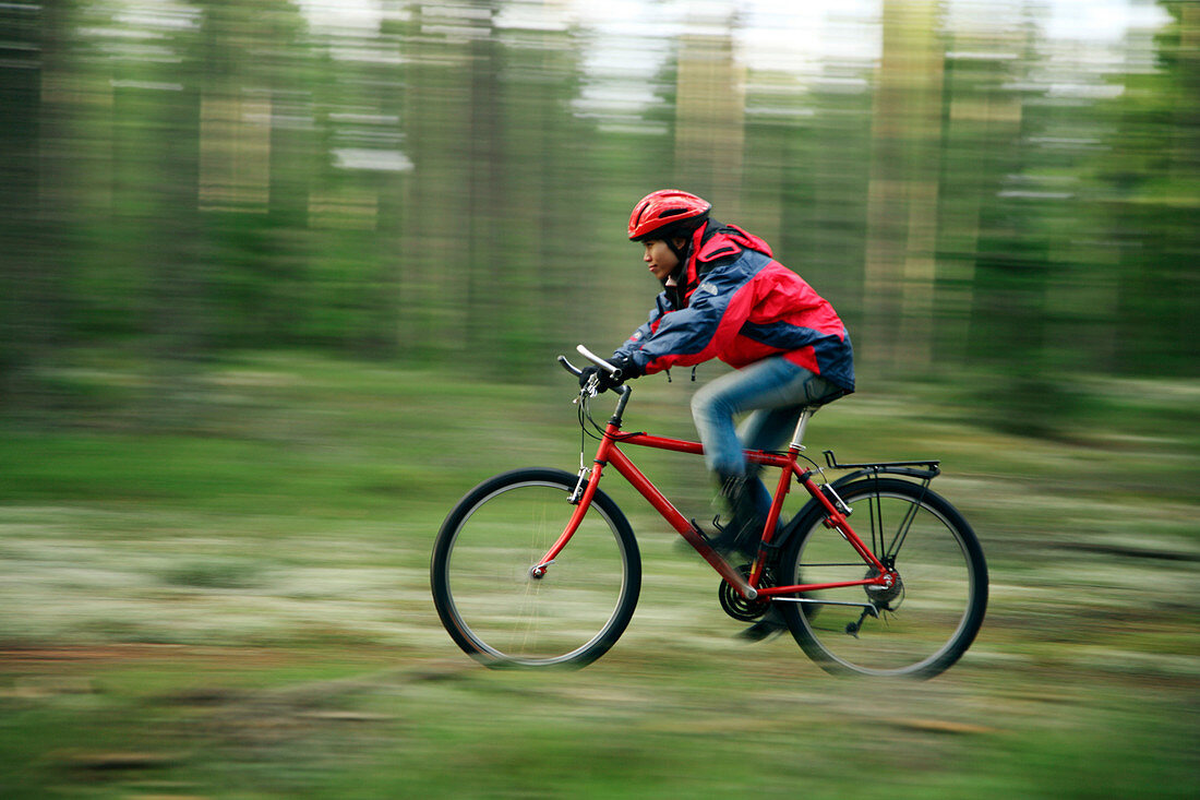 Mountain biking