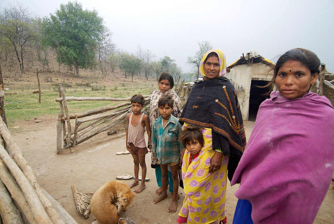 Rural family,India