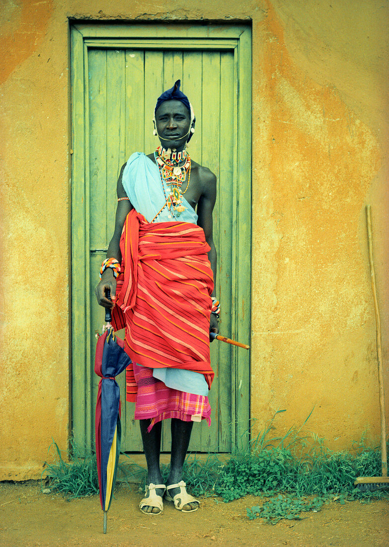 Samburu man,Kenya