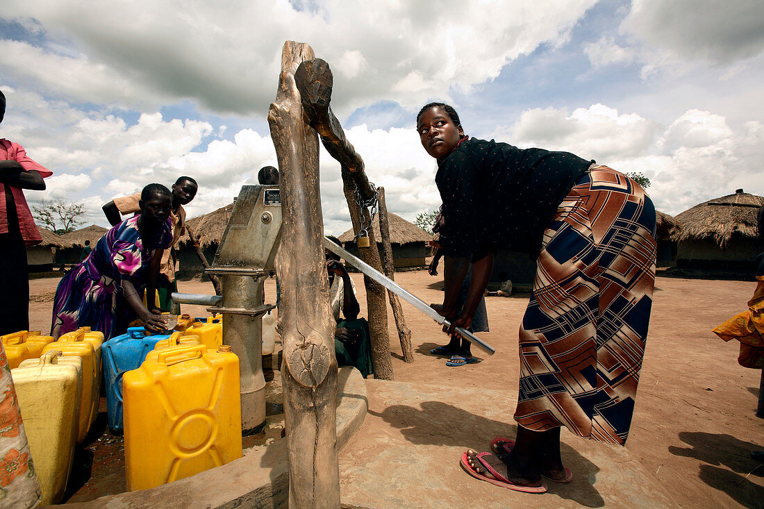 Water collection,Uganda