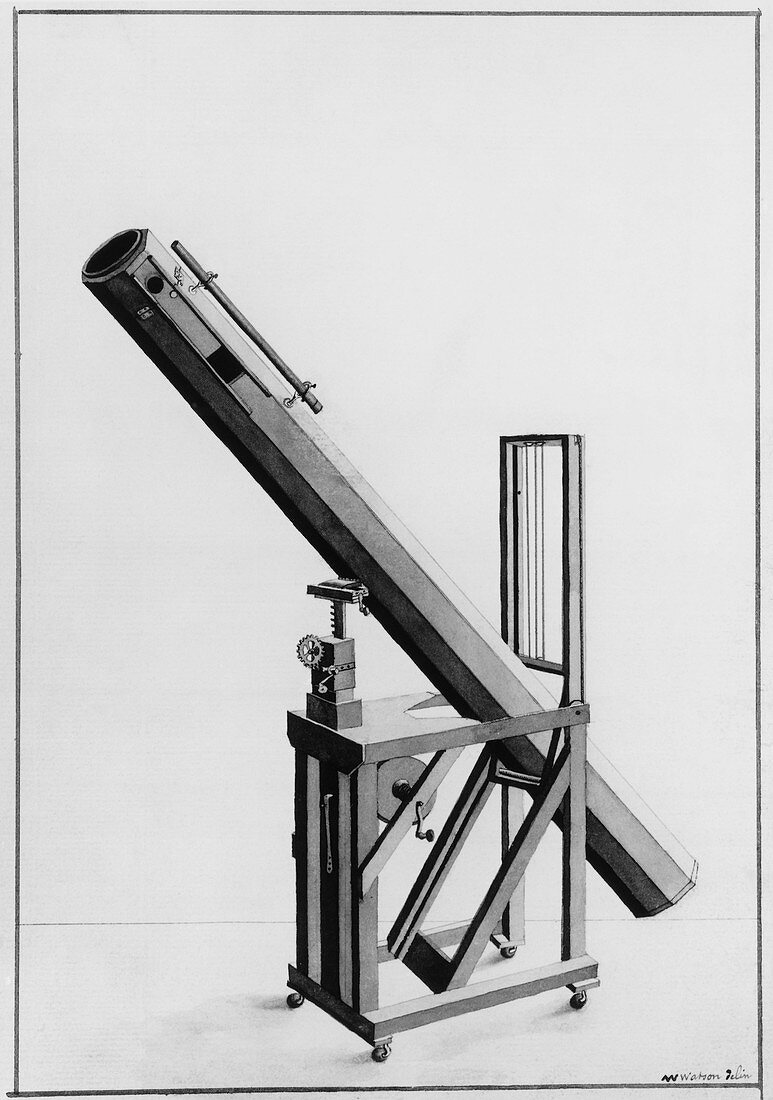 Herschel's 7-foot telescope