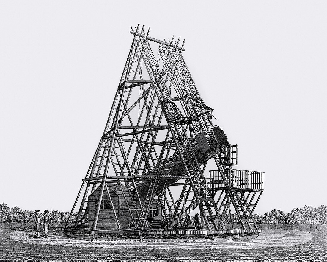 Herschel's 40-foot telescope