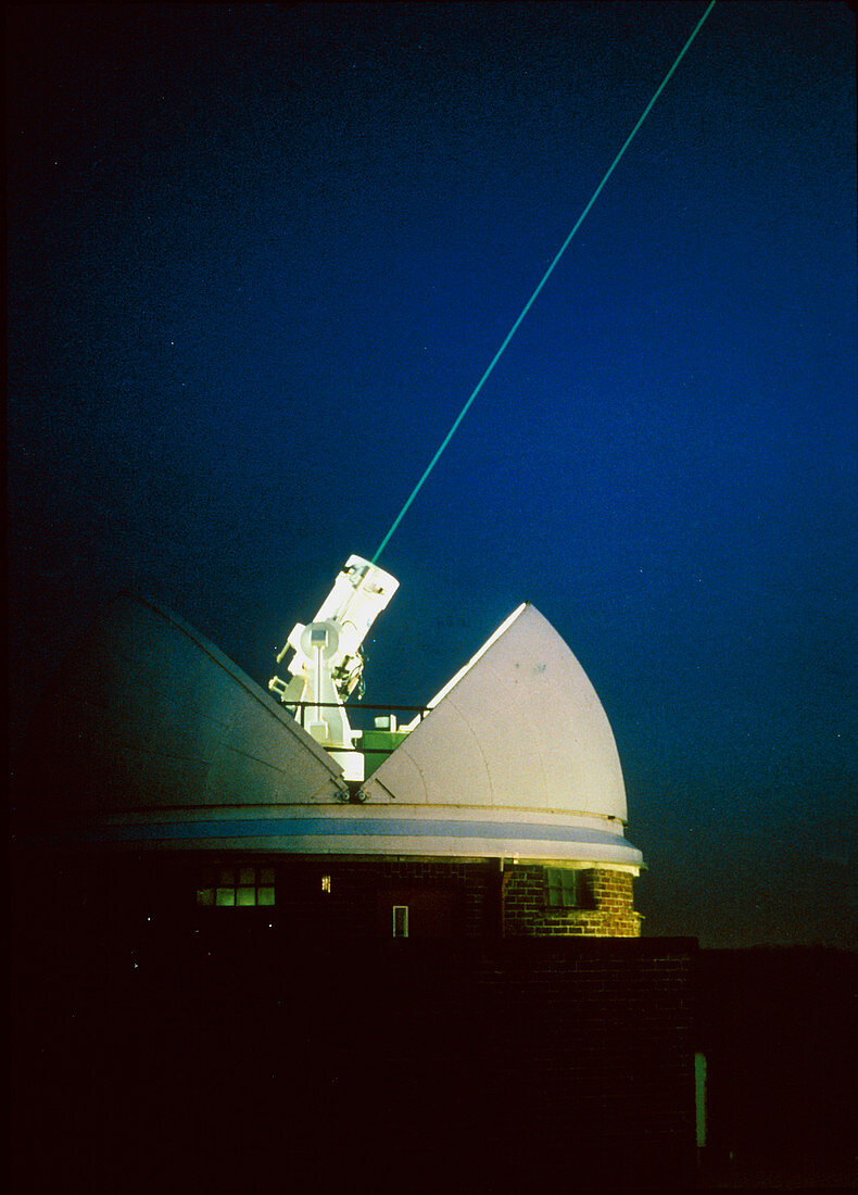 Satellite Laser Ranging Telescope in operation
