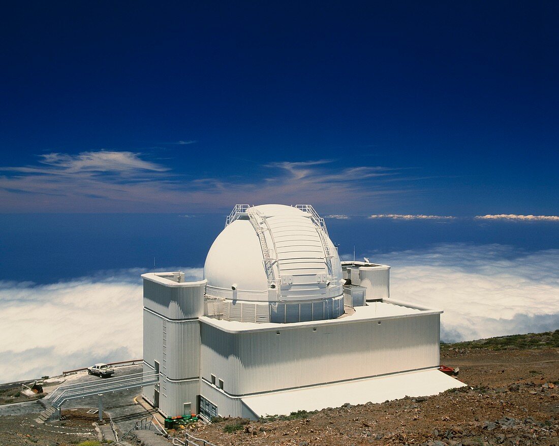 Dome of the Isaac Newton Telescope,La Palma