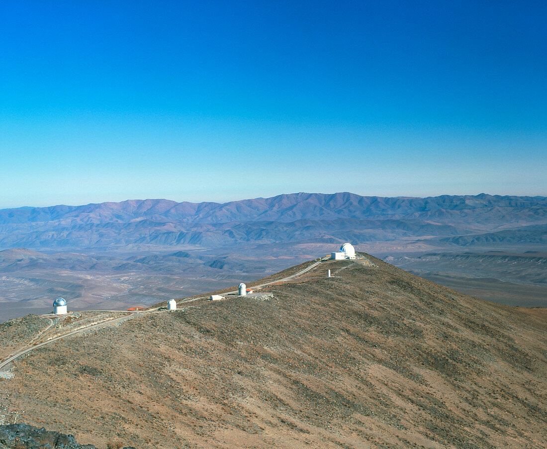 View of Las Campanas observatory,Chile