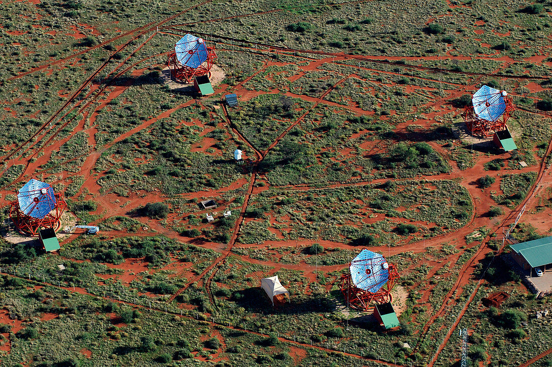 HESS gamma ray telescope array,Namibia