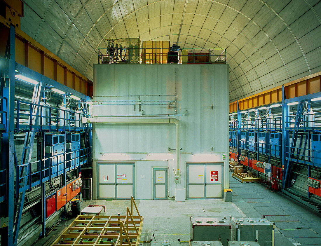 View of the GALLEX solar neutrino experiment