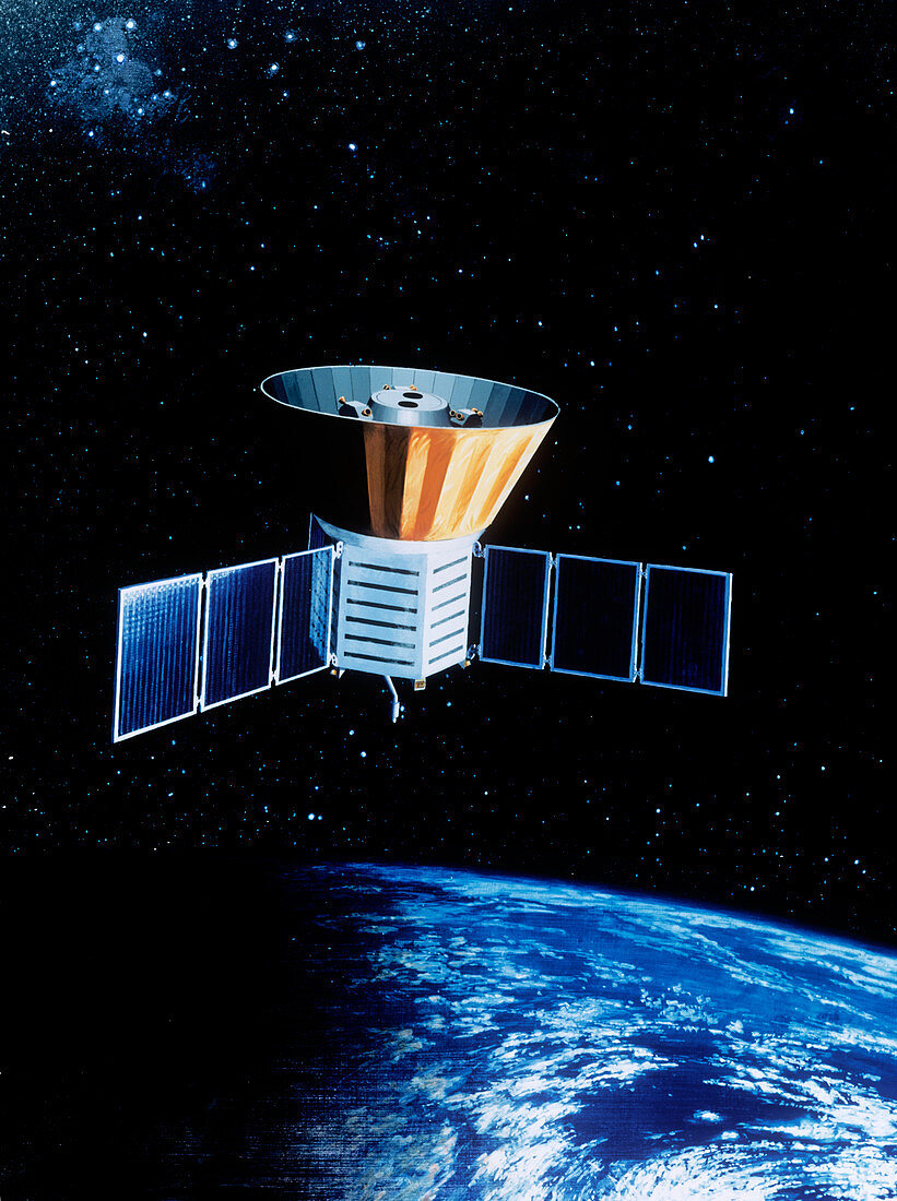 Cosmic background explorer COBE satellite