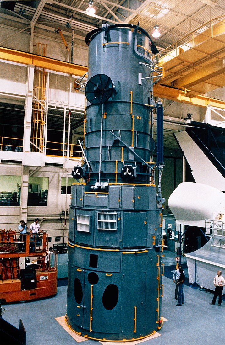 Full-scale mock-up of the Hubble Space Telescope