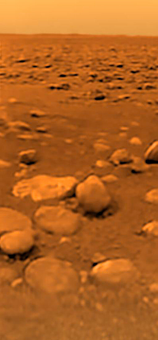 Titan's landscape