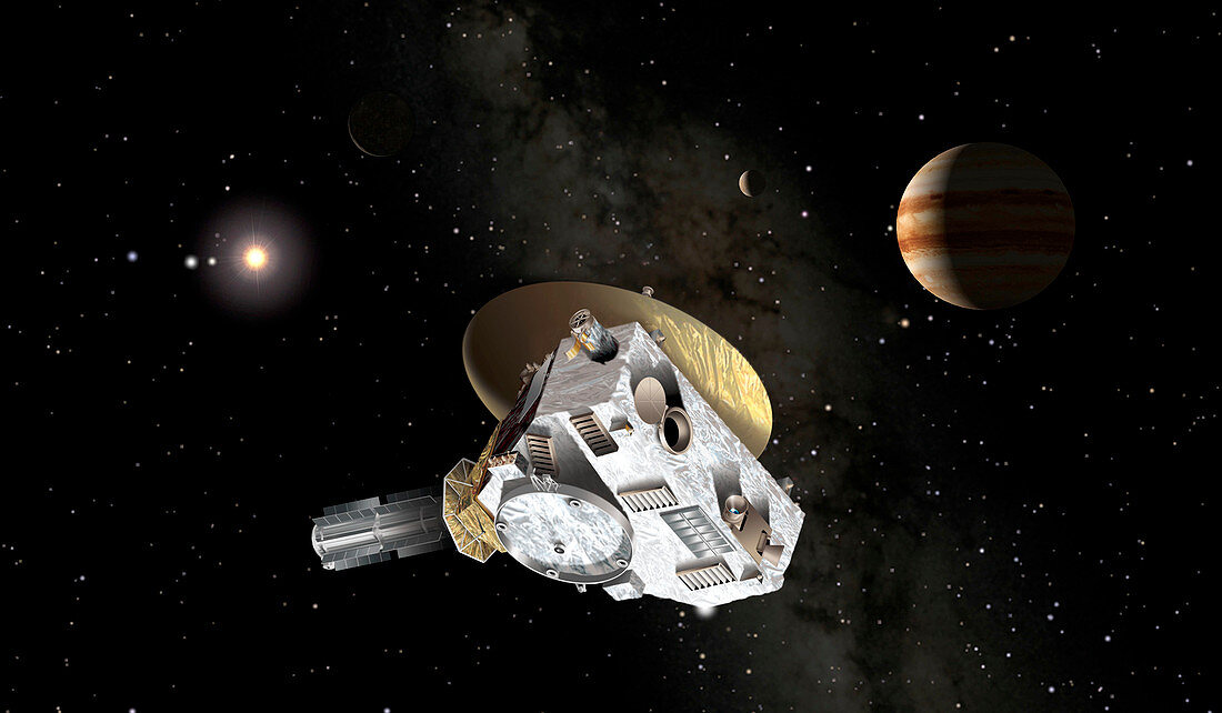 New Horizons spacecraft at Jupiter