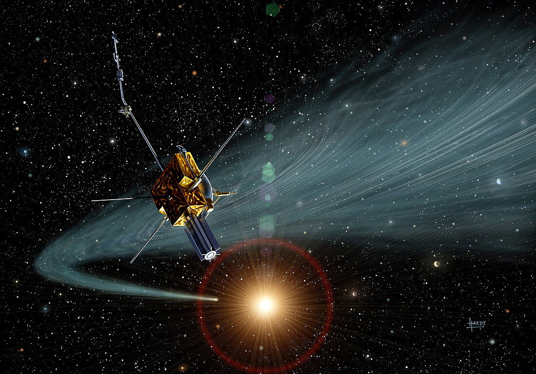 Ulysses spacecraft and Comet Hyakutake