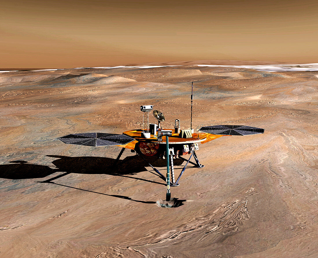 Planned Phoenix Mars lander