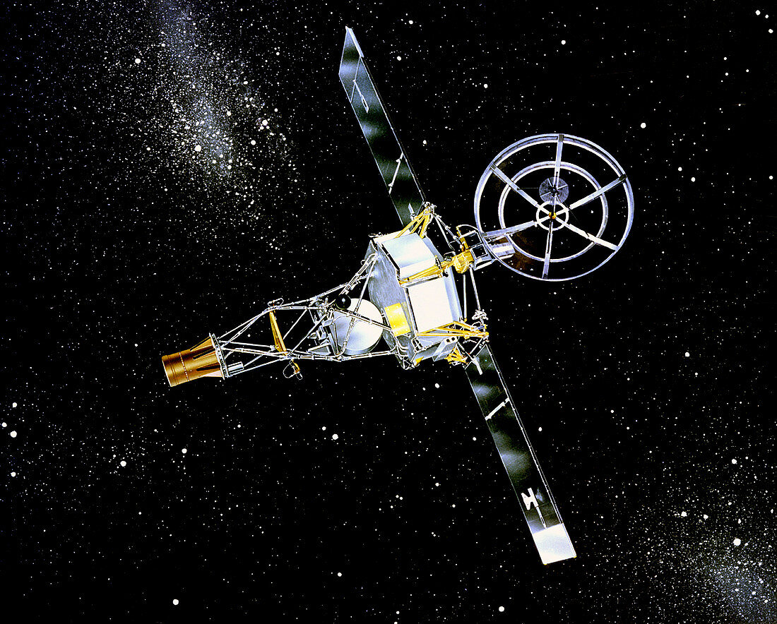 Mariner 2 spacecraft,artwork
