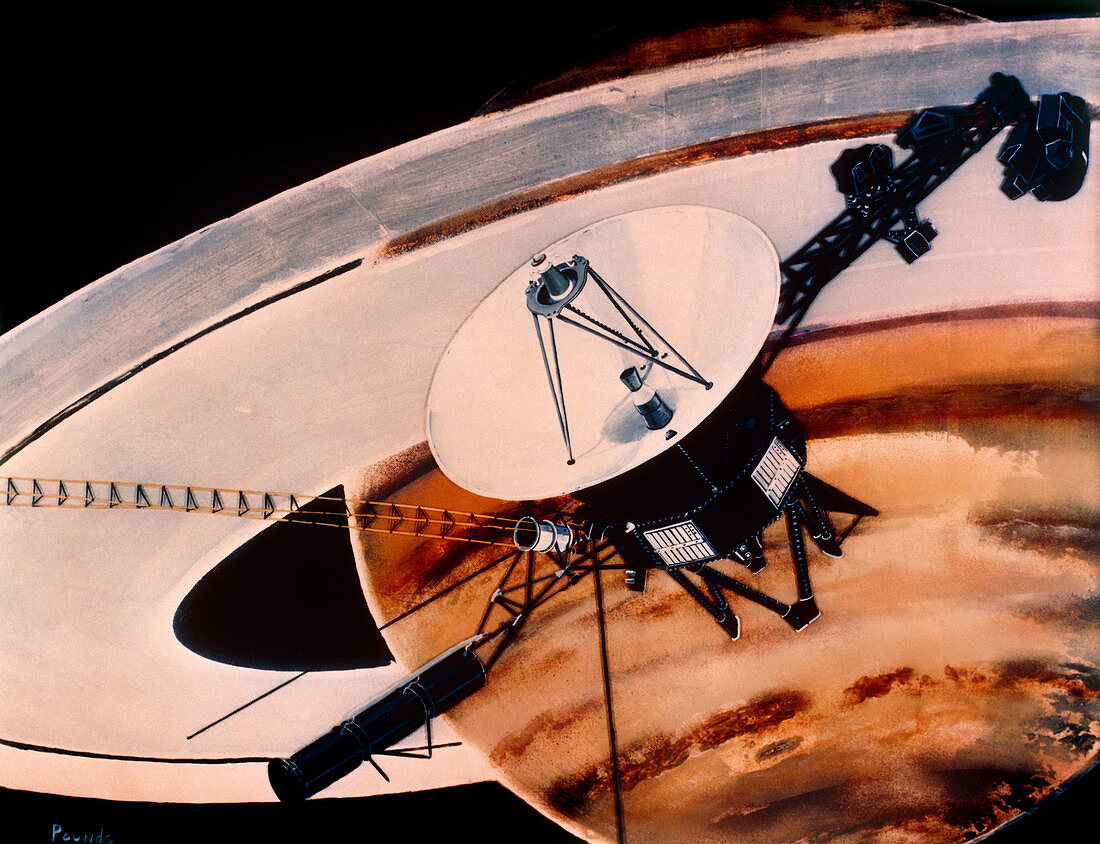Voyager spacecraft at Saturn