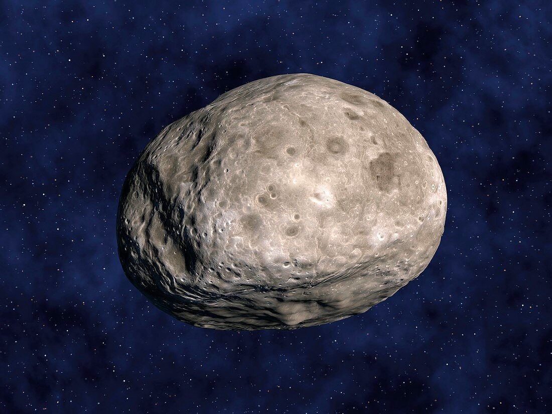 Asteroid Vesta,artwork