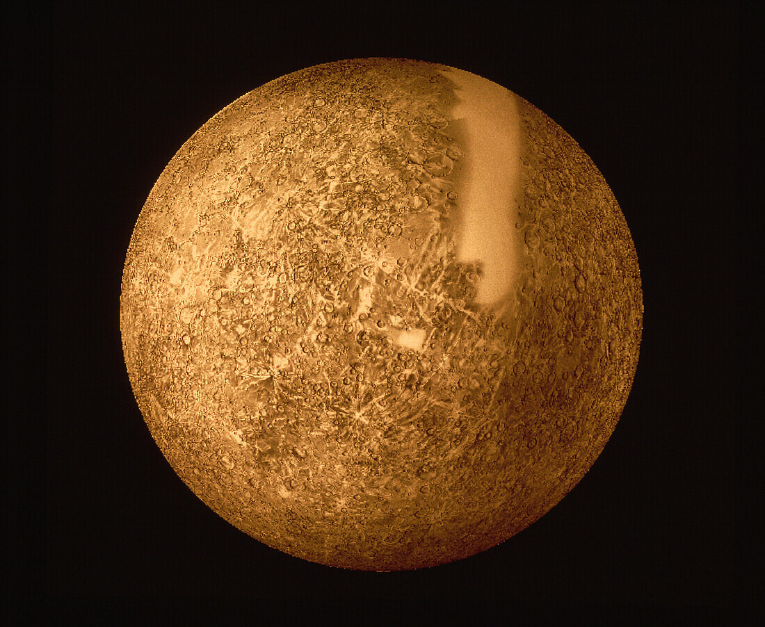 Mariner 10 mosaic of Mercury
