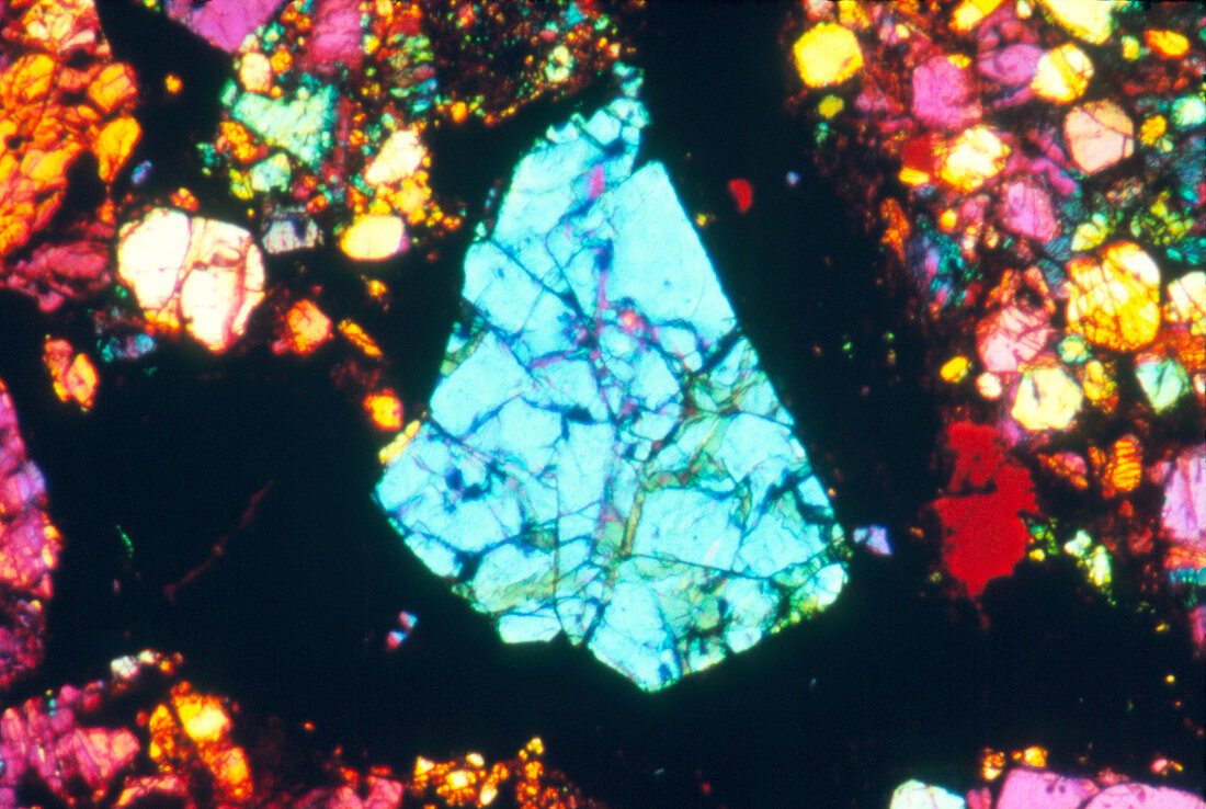 LM of chondrite class meteorite