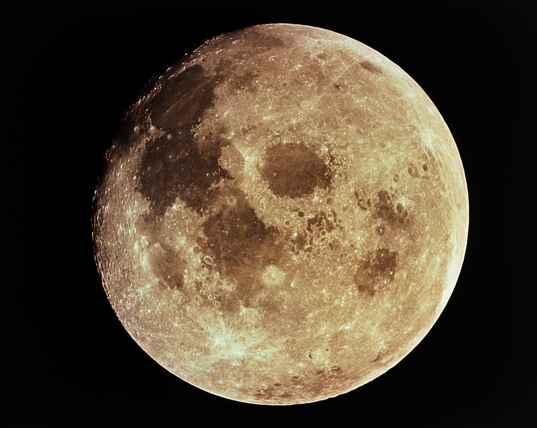 Apollo 11 photograph of full moon