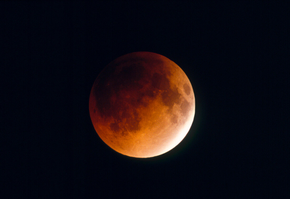 Total lunar eclipse,partial phase