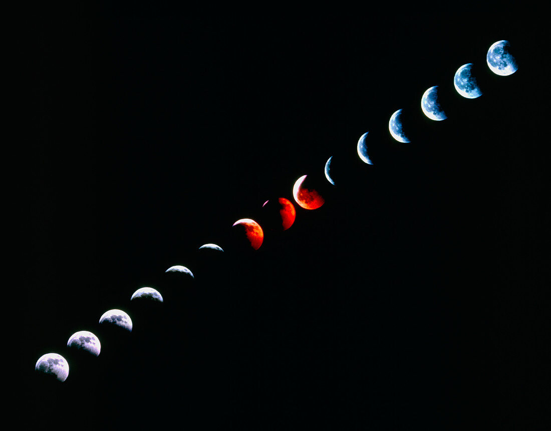 Total eclipse of the Moon in December 1992