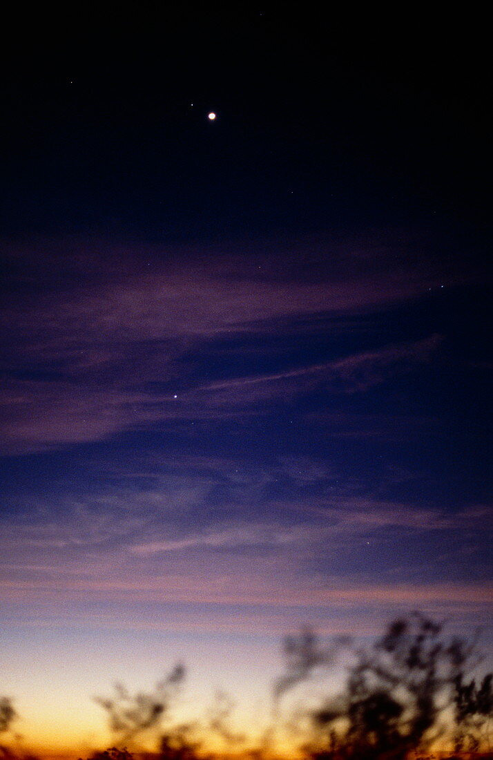 Venus in the dawn sky