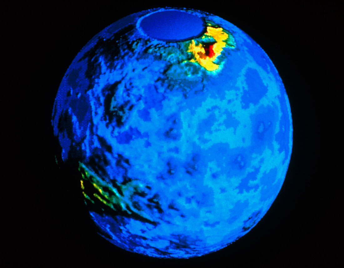 Global topographic map of Venus