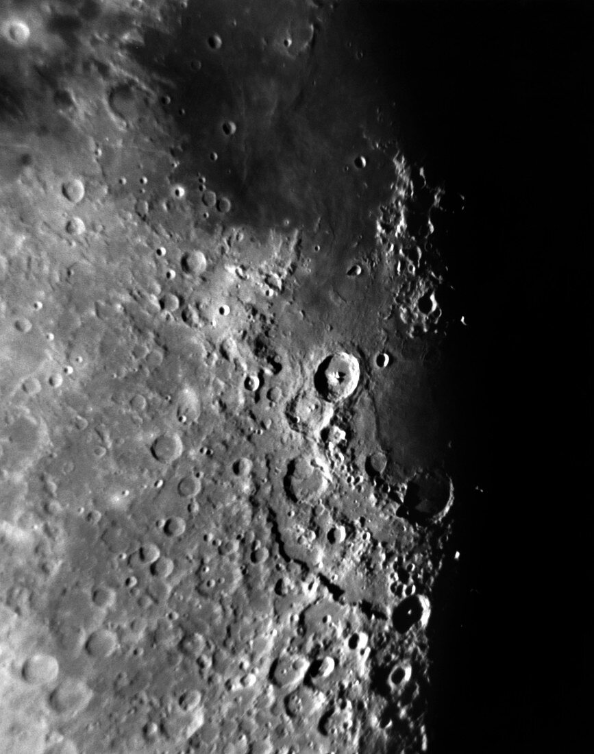 Moon surface detail