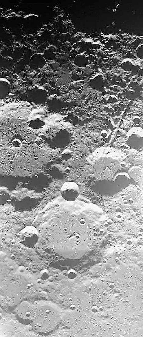 Lunar craters,SMART-1 image