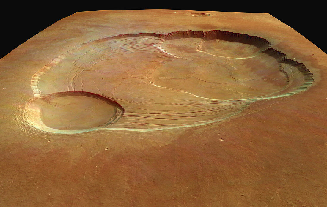 Martian caldera