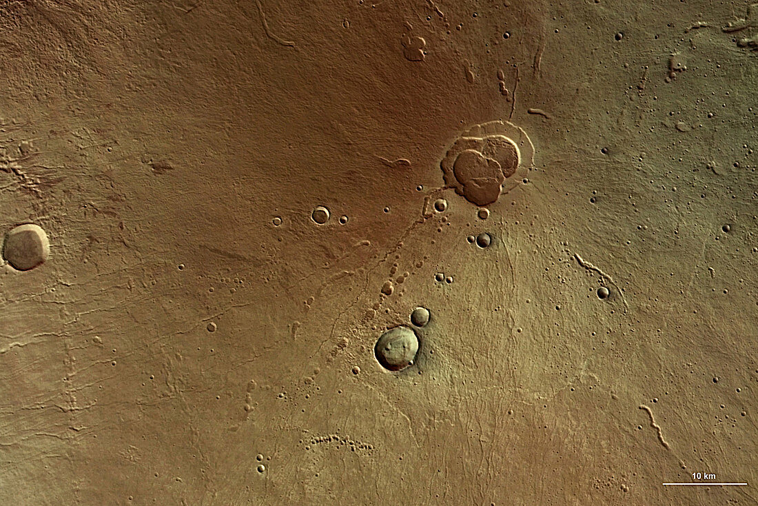 Martian caldera