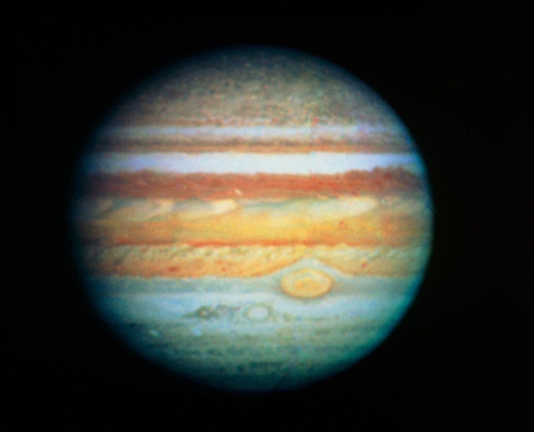 Image of Jupiter taken with the Hubble Telescope