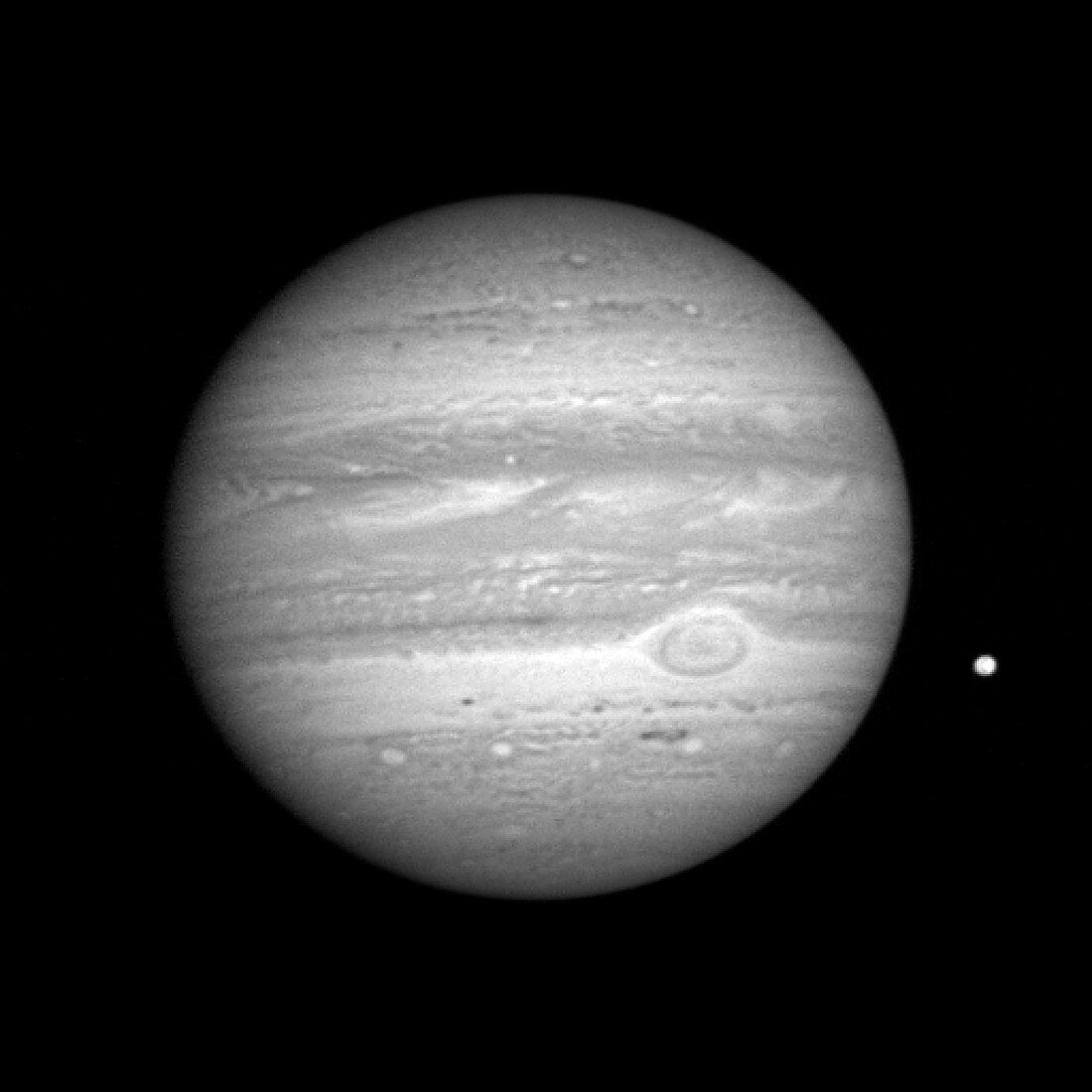 Jupiter and its moon Io