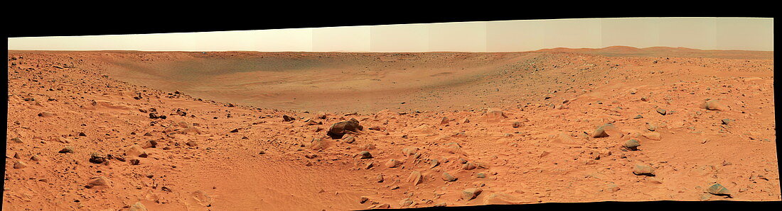 Bonneville crater on Mars
