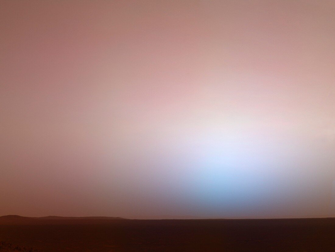 Martian twilight