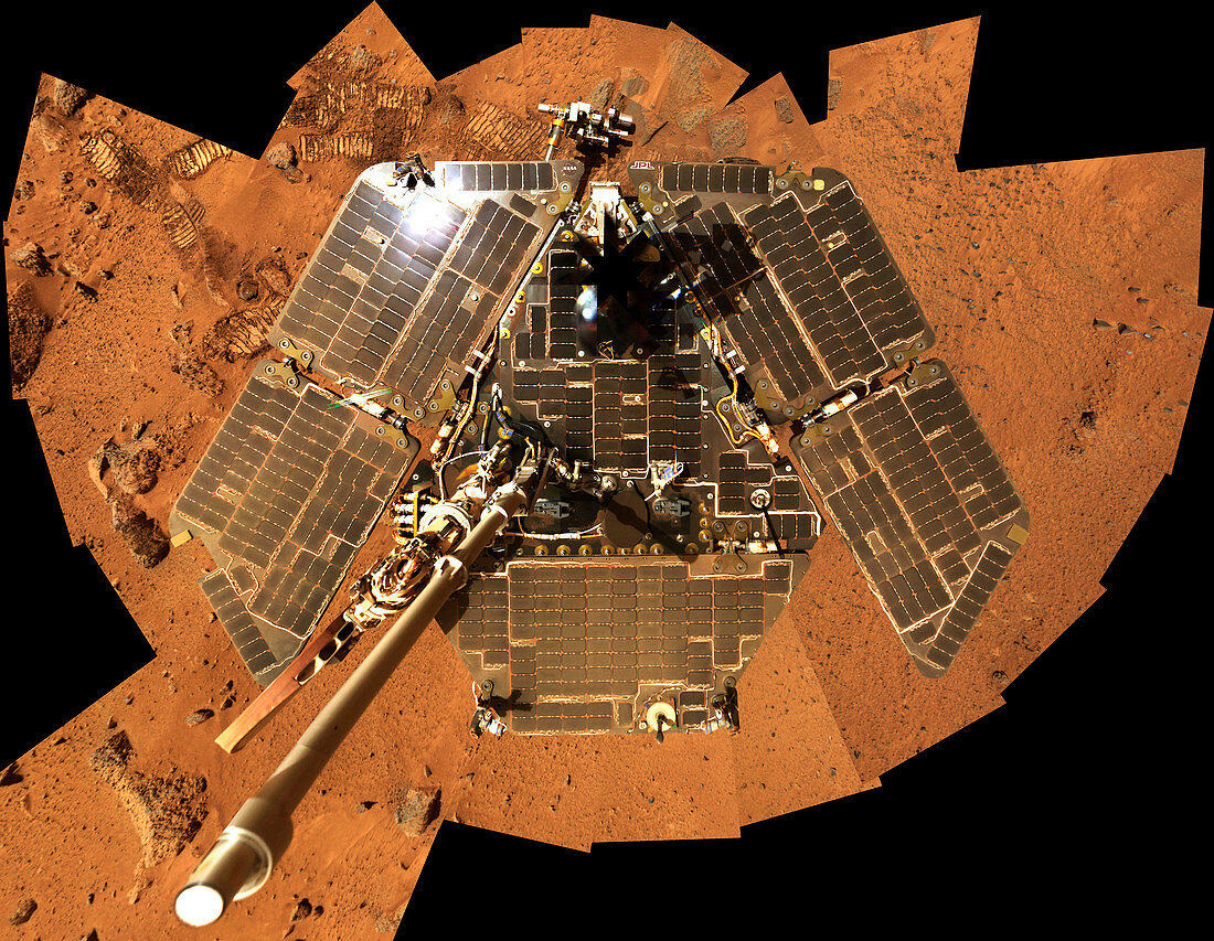 Spirit rover on Mars