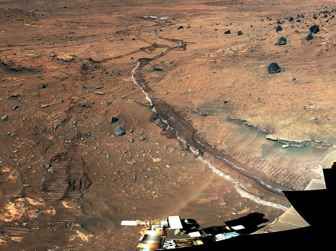 Route of Mars Exploration Rover Spirit
