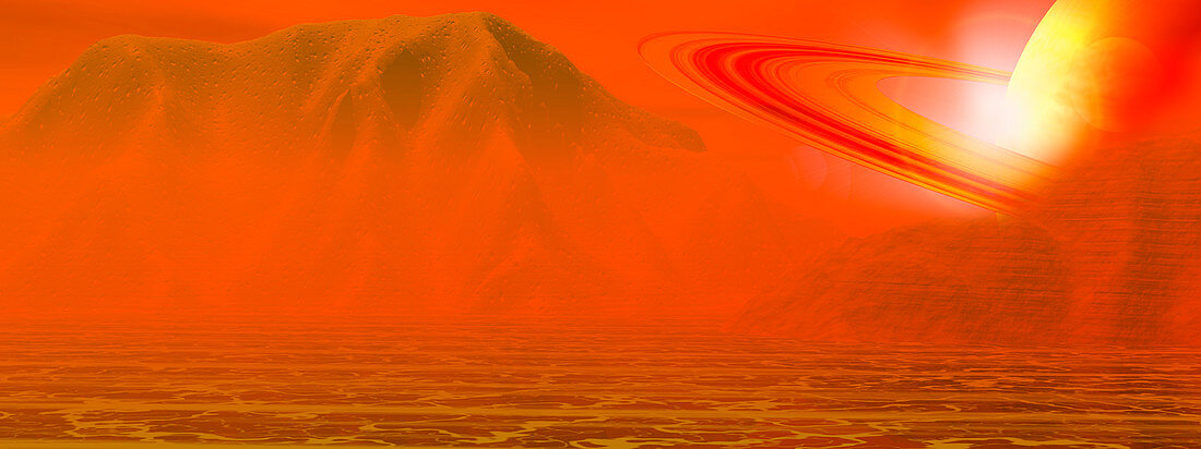 Titan landscape
