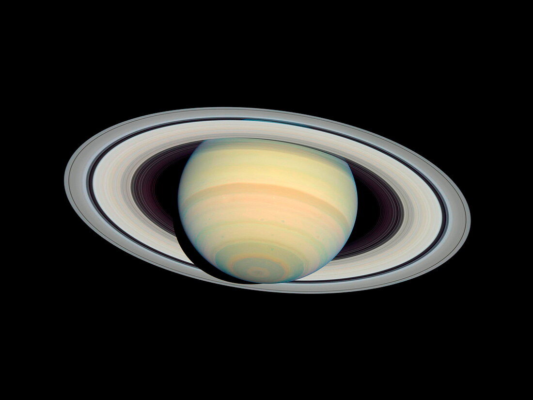 Saturn,March 2004,HST image