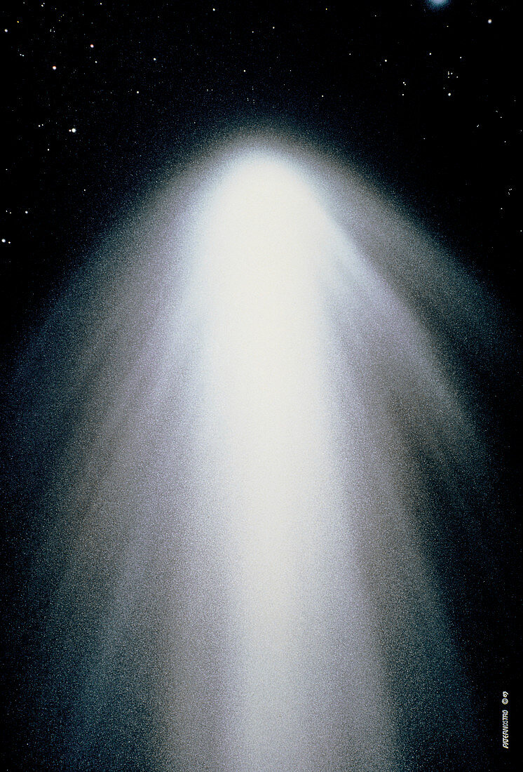 Artist impression of comet nucleus