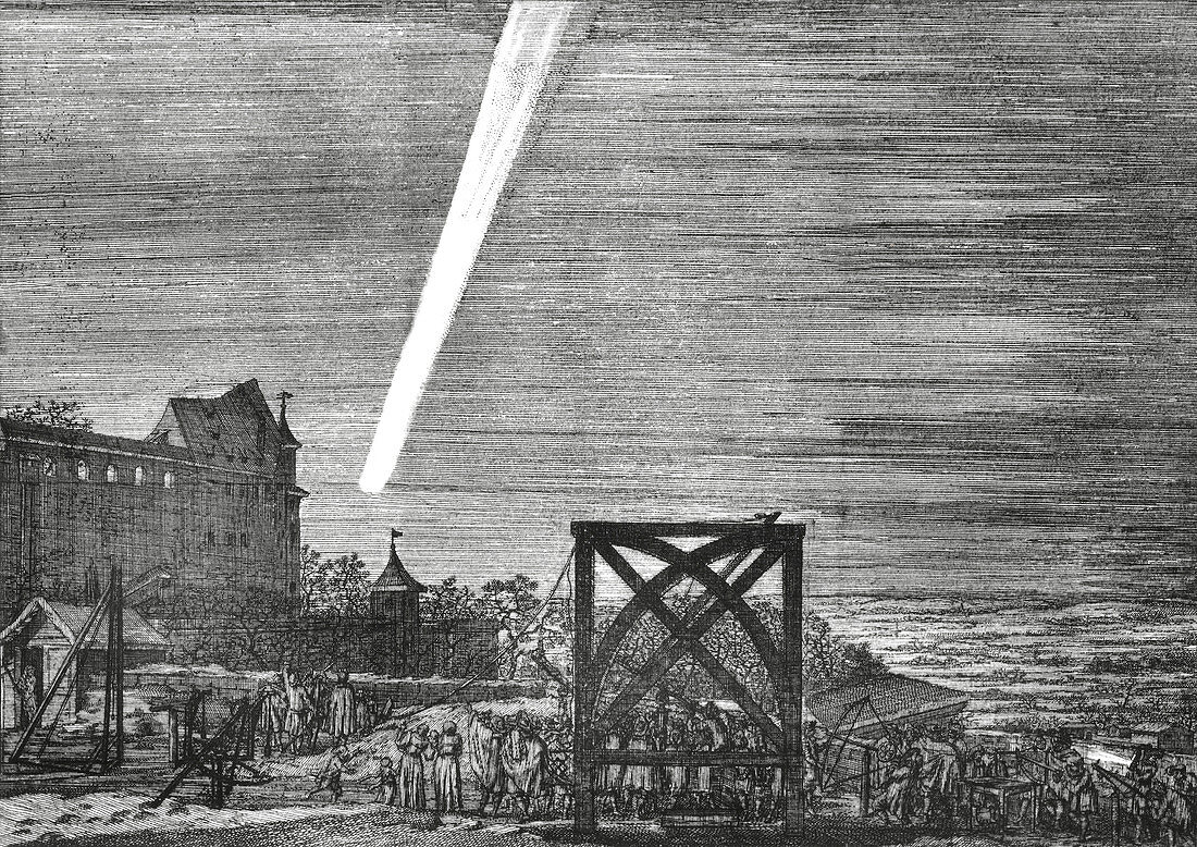 Great Comet of 1680,artwork