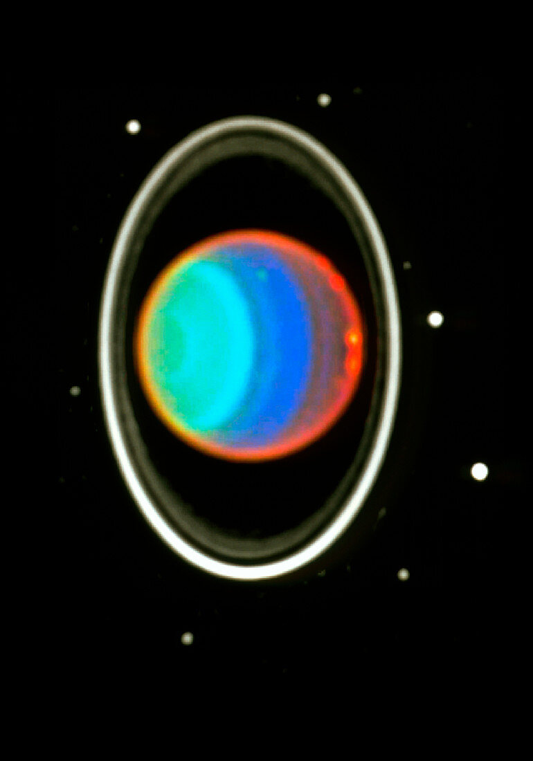 Clouds in atmosphere of Uranus
