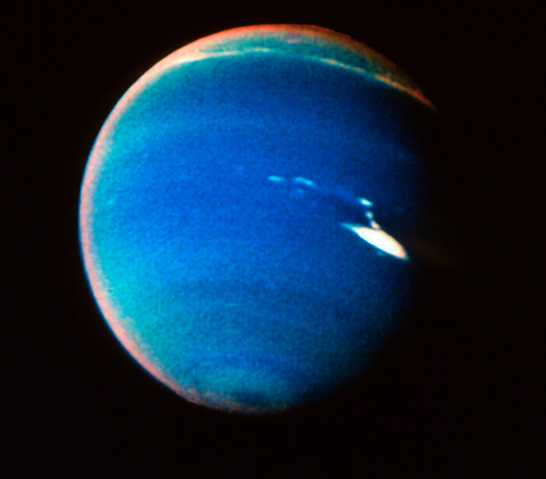 Voyager 2 image of Neptune,Aug 89